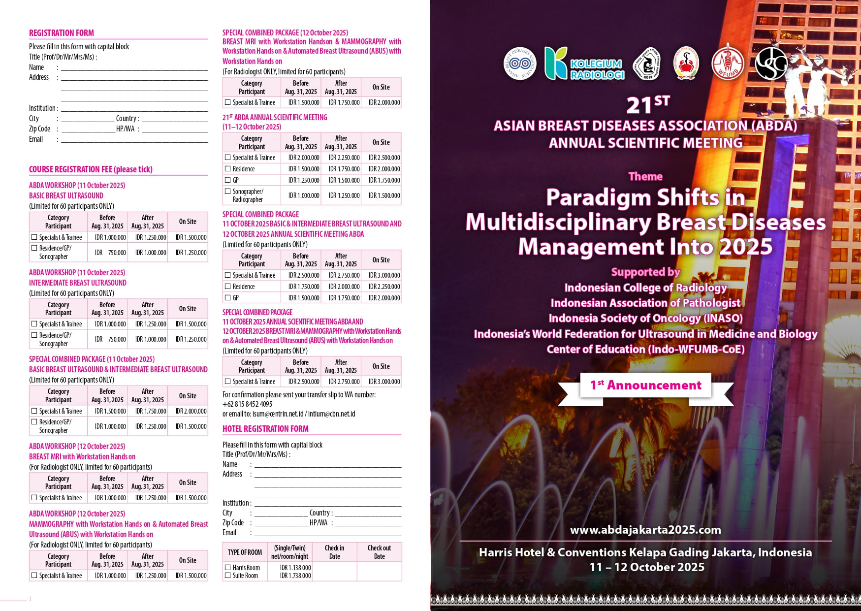 ASIAN BREAST DISEASES ASSOCIATION (ABDA) ANNUAL SCIENTIFIC MEETING